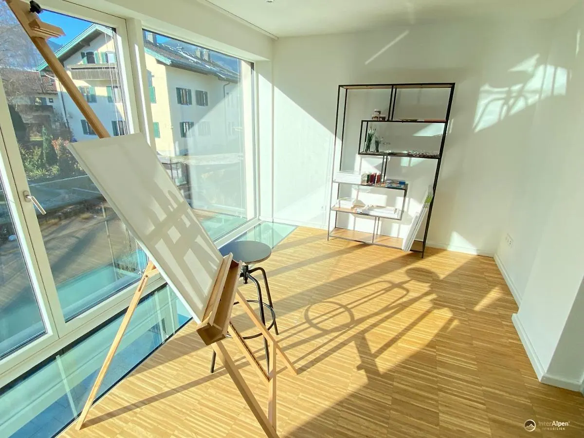Apartment Art House - Luxurioses Design Ferienhaus Mit Privatem Atelier Und Sudterrasse Im Inntal - 149 Qm Brannenburg